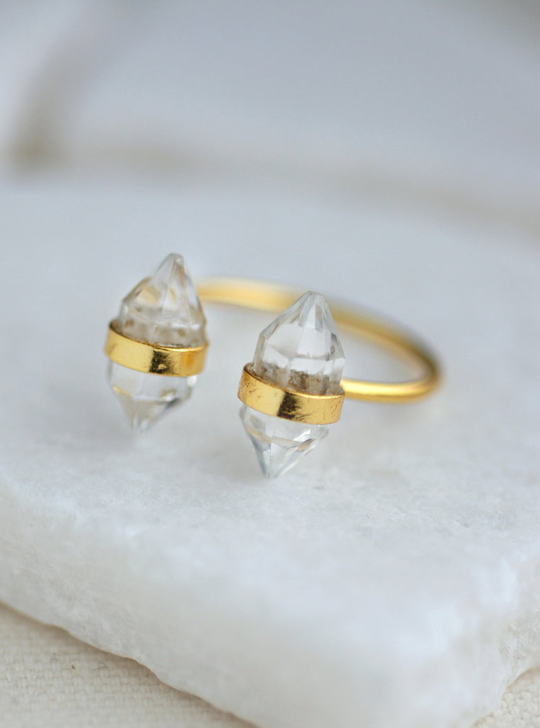 Double Mini Quartz Ring