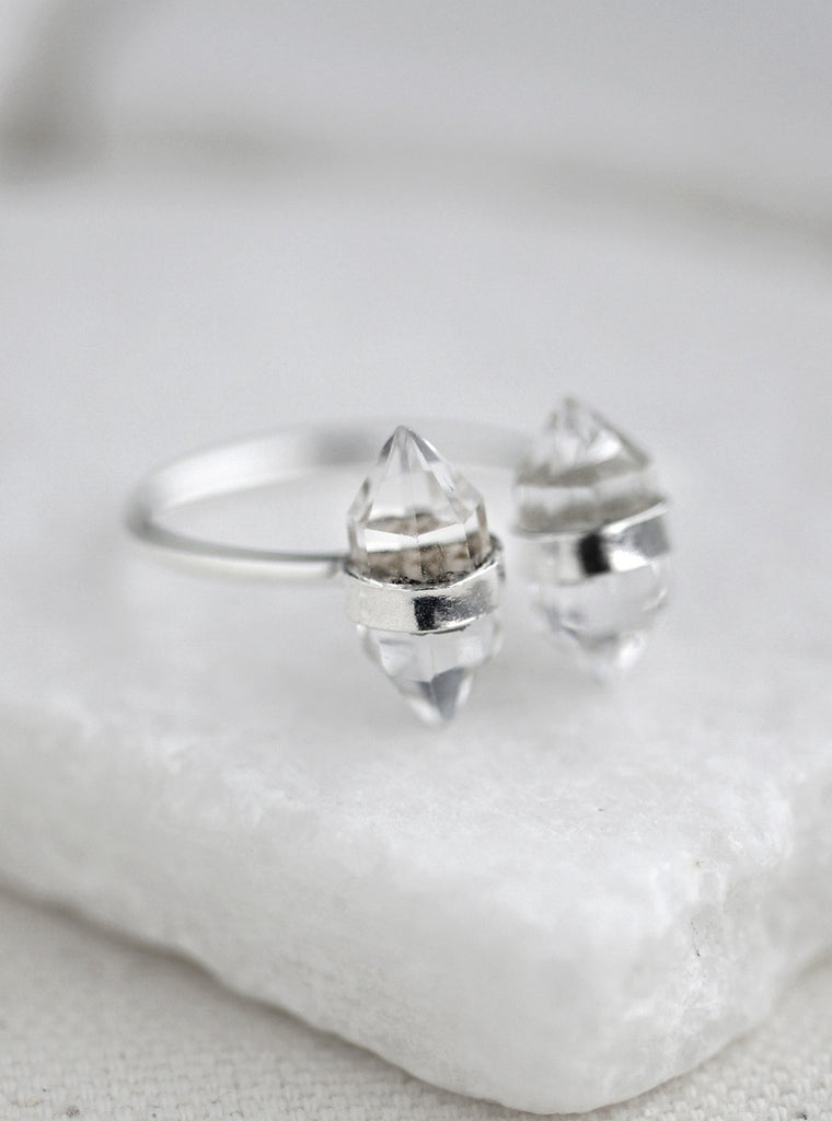 Double Mini Quartz Ring