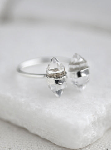 Double Mini Quartz Ring